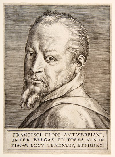 Portrait de Frans Floris, 16ème siècle - Giulio Bonasone