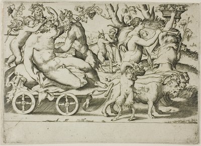 Le Triomphe de Bacchus - Giulio Bonasone