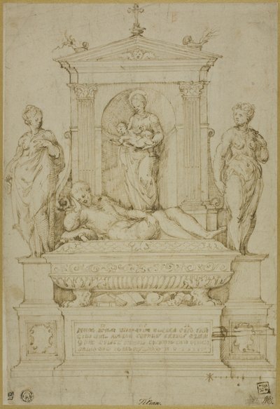 Projet pour un tombeau - Giulio Campi
