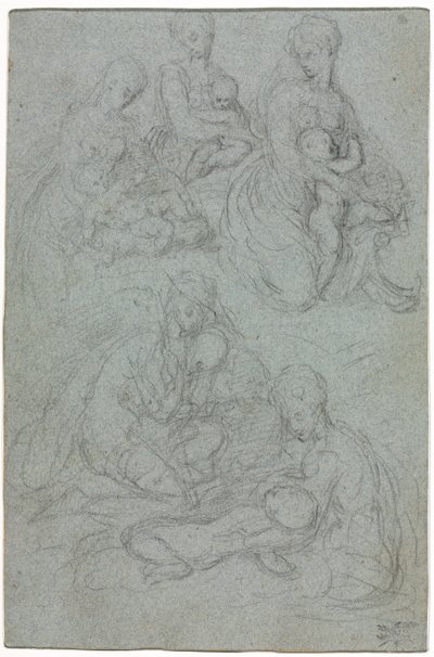 Croquis de la Vierge et l
