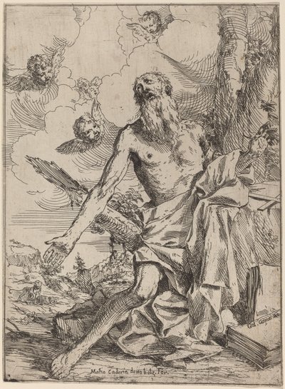 Saint Jérôme - Giulio Carpioni