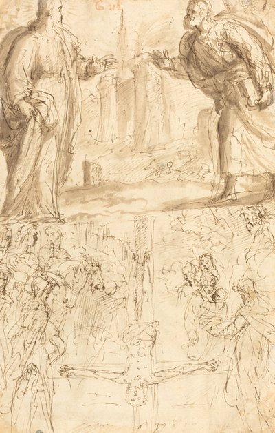 Crucifixion de Saint Pierre - Giulio Cesare Procaccini