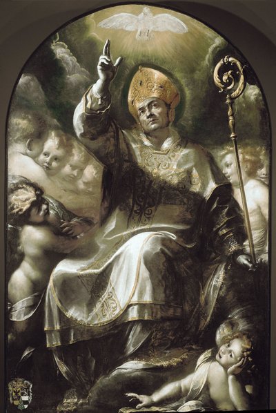 Saint Charles Borromée en gloire - Giulio Cesare Procaccini
