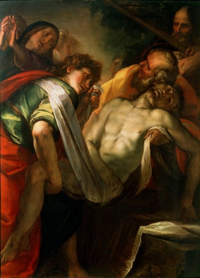 La Mise au tombeau du Christ, années 1620 - Giulio Cesare Procaccini