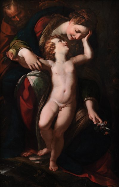 La Sainte Famille. Le repos pendant la fuite en Égypte - Giulio Cesare Procaccini