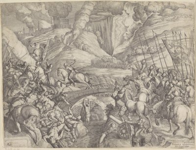 La Bataille de Spolète - Giulio Fontana