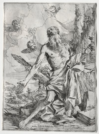 Saint Jérôme - Giulio I Carpioni