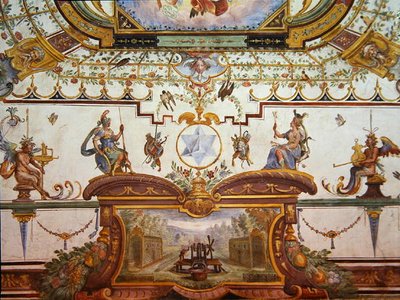 Panneau de plafond du Stanzino delle Matematiche - Giulio Parigi