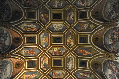 Décoration de plafond de la Chambre des Vents, 1526-1534 - Giulio Romano