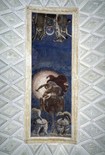 Plafond de la salle du soleil du Palais de Té à Mantoue - Giulio Romano
