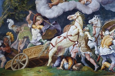 Diomède combattant Phégée et Idaïos - Giulio Romano