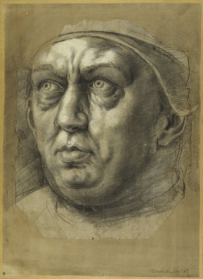 Tête du Pape Léon X - Giulio Romano