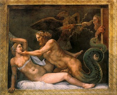 Jupiter et Olympia, 1526-1534 - Giulio Romano