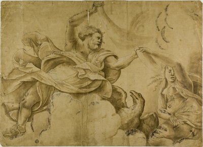 Étude sur les coups de tonnerre de Jupiter - Giulio Romano