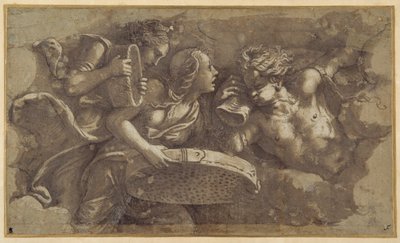 La Vestale Tuccia avec le tamis - Giulio Romano
