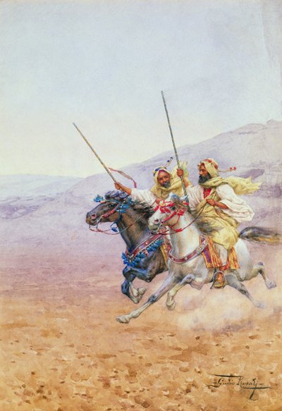 À travers le désert - Giulio Rosati