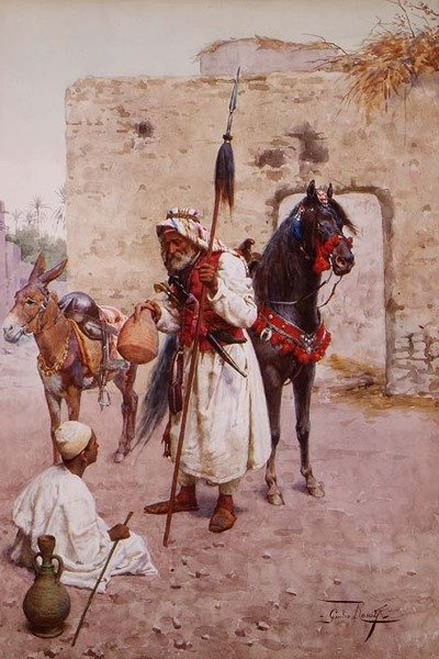 La demande du vieux guerrier - Giulio Rosati