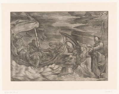 Christ marchant sur l