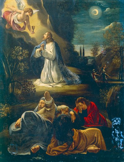 Jésus dans le jardin, scène de la Passion de Jésus par Giuseppe Cesari - Giuseppe Cesari