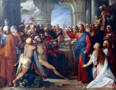 La Résurrection de Lazare, par Giuseppe Cesari - Giuseppe Cesari