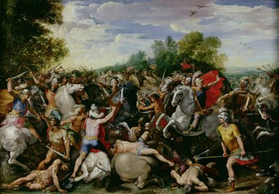 La Victoire de Tullus Hostilius (672-640 av. J.-C.) sur les Forces de Véies et Fidènes - Giuseppe (1568 1640) Cesari