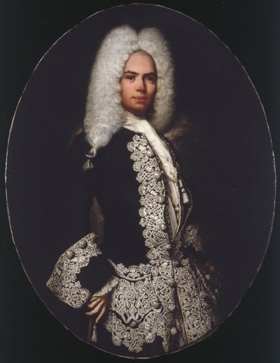 Portrait du Comte Flaminio Tassi (?) - Giuseppe  Ghislandi