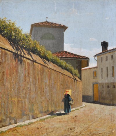 Allée sous le soleil - Giuseppe Abbati