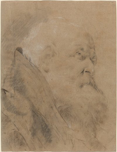 Un évêque âgé - Giuseppe Angeli