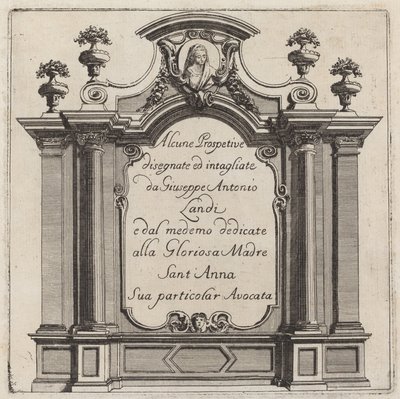 Alcune Prospettive - Giuseppe Antonio Landi
