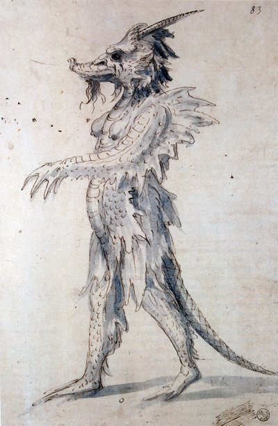 Costume pour un dragon, XVIe siècle - Giuseppe Arcimboldi