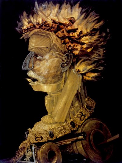 Feu, 1566 - Giuseppe Arcimboldi