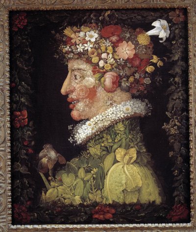 Printemps. Allégorie des saisons. Peinture de Giuseppe Arcimboldo (1527-1593). Musée du Louvre - Giuseppe Arcimboldo