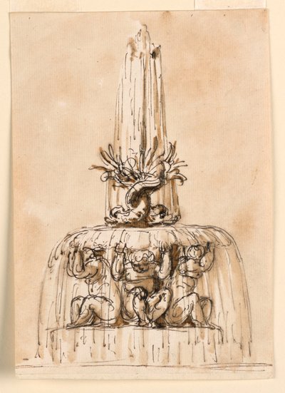 Conception pour une fontaine - Giuseppe Barberi
