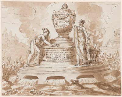 Monument sépulcral pour Felice Fontana, professeur de philosophie, Padoue - Giuseppe Barberi