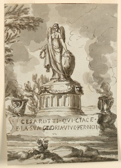 Monument Sépulcral pour Melchiore Cesarotti, Professeur à Padoue - Giuseppe Barberi