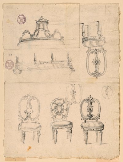 Croquis pour Meubles - Giuseppe Barberi