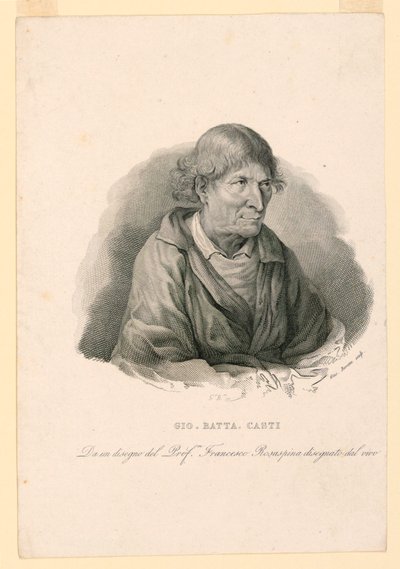 Portrait de Giovanni Battista Casti (1721-1803) - Giuseppe Beretta