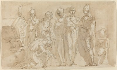 Coriolan devant les Femmes de Rome - Giuseppe Bernardino Bison