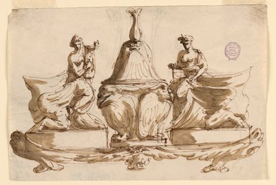 Design pour un encrier - Giuseppe Bernardino Bison