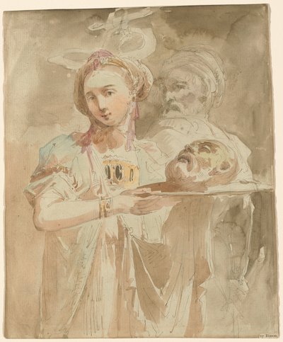Salomé avec la tête de Saint Jean-Baptiste - Giuseppe Bernardino Bison