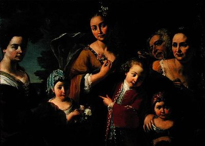 Portrait de famille - Giuseppe Bonito