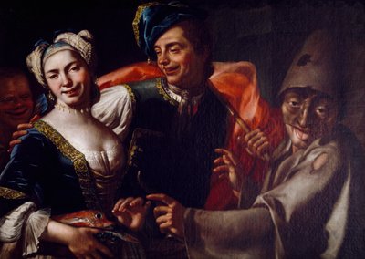Masques napolitains - Giuseppe Bonito