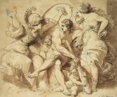 Hercule au carrefour - Giuseppe Cades
