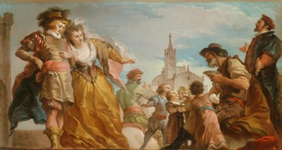 La rencontre de Gautier, comte d