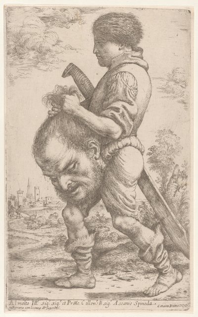 David portant la tête de Goliath, qu