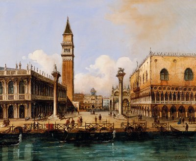 Place Saint-Marc à Venise - Giuseppe Canella