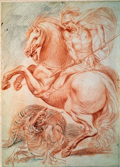 Saint Georges et le Dragon - Giuseppe Cesari