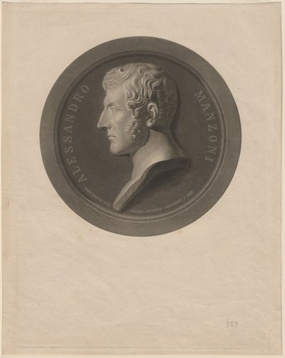 Alessandro Manzoni - Giuseppe Cornienti, after Gaetano Monti