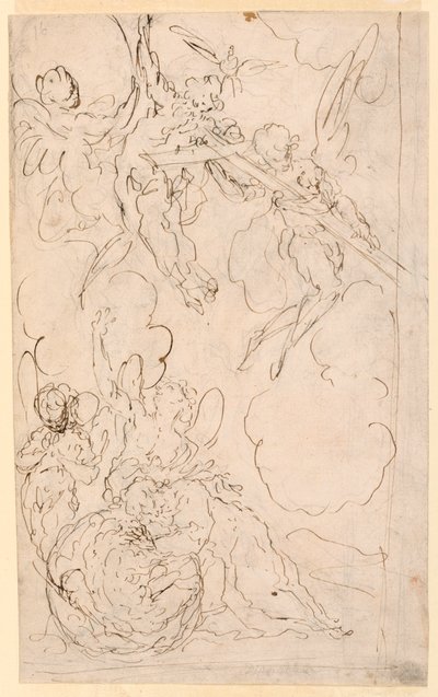 Étude pour le rêve de Saint Joseph - Giuseppe Diamantini