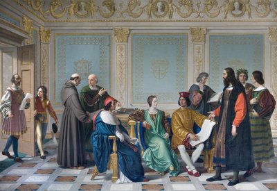 Les artistes de la cour de Ludovic Marie Sforza dit le More (Ludovico Maria Sforza detto il Moro) - Giuseppe Diotti